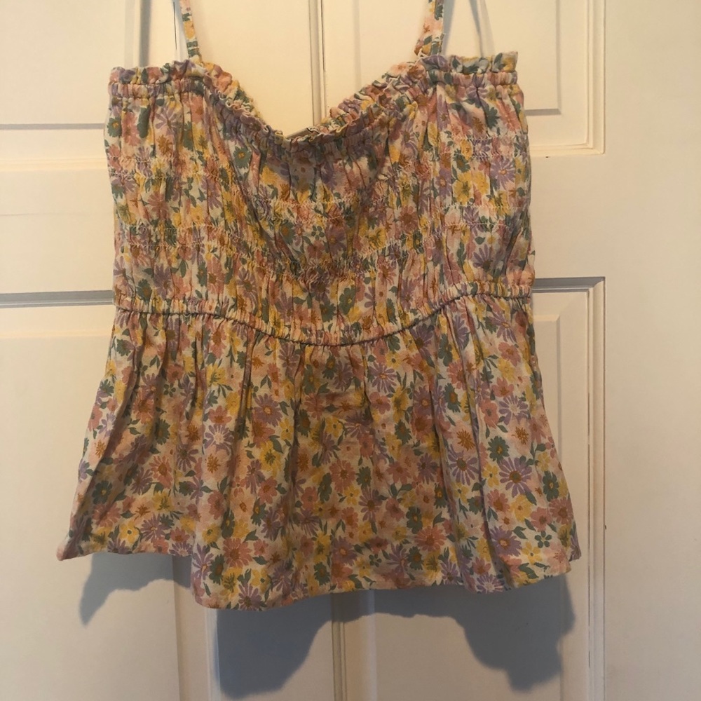 Floral tank top